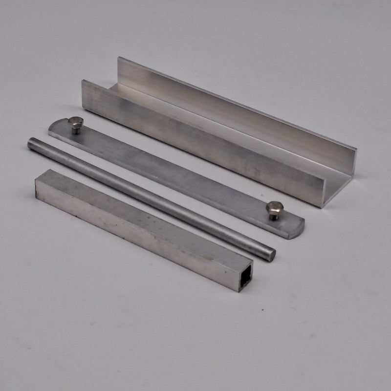 Koppelbuis aluminium 15x15x1,5 L=150 cm - Roveroshop